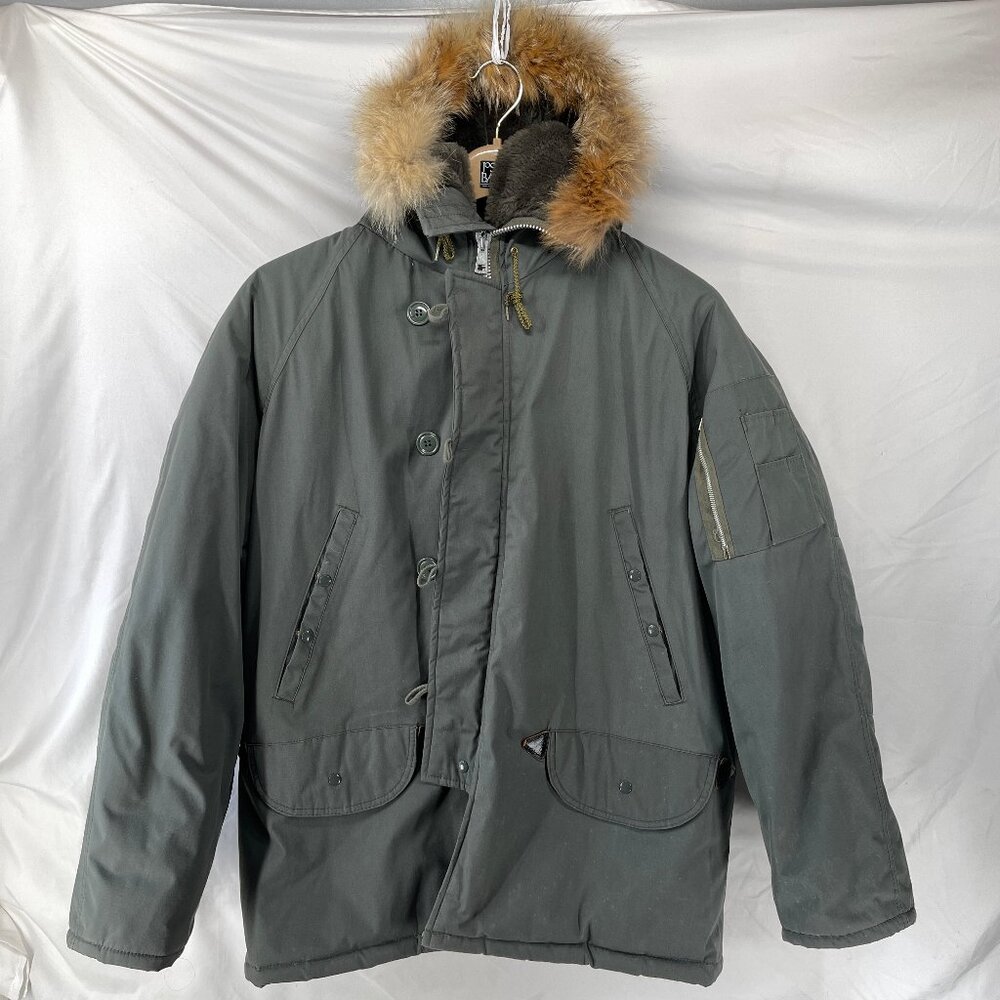 US Air Force Military N-3B Arctic Extreme Cold Weather Parka Jacket • Large